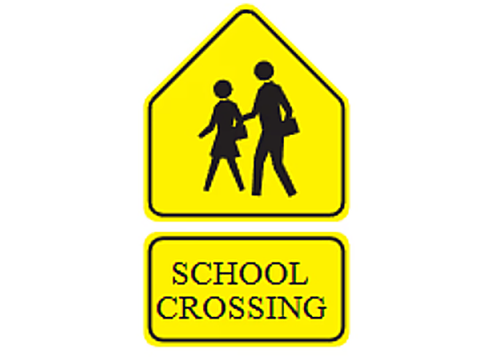 30 km/h — Alberta school-zones road sign for Class 7 test