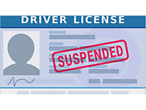 Under no circumstances — driving with a suspended licence is illegal — Alberta other road sign for Class 7 test