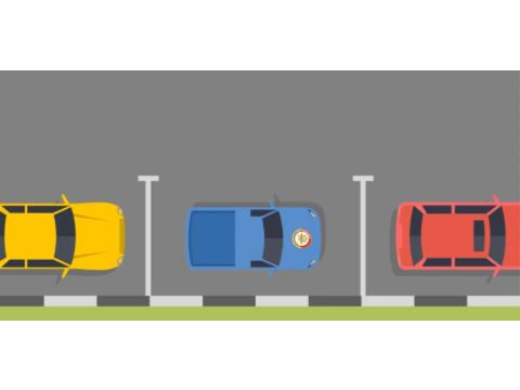 50 cm — Alberta parking road sign for Class 7 test
