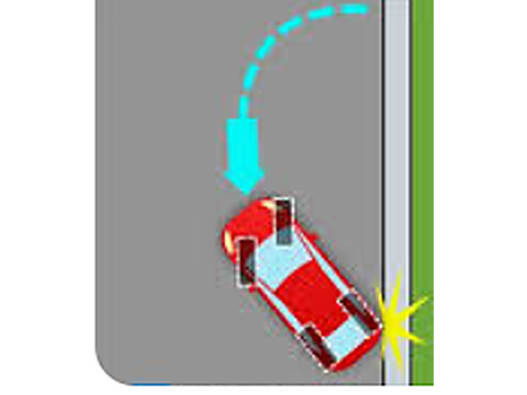 Away from the curb — Alberta parking road sign for Class 7 test
