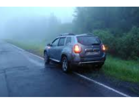 Hold the steering wheel firmly, release the accelerator, then gradually steer back to the paved surface — Alberta other road sign for Class 7 test